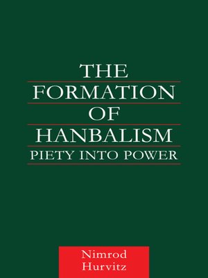 cover image of The Formation of Hanbalism